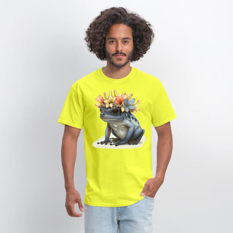 Cute Poison Dart Frog Flower Crown Amphibian Lover