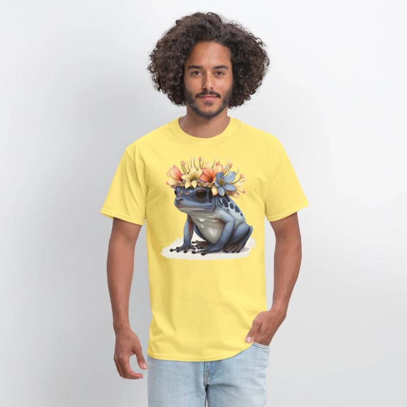 Cute Poison Dart Frog Flower Crown Amphibian Lover