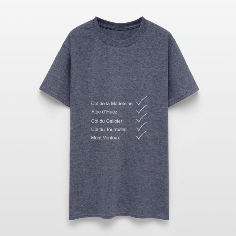 Cycling the mountain in France with the bike.