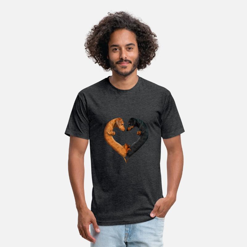 Dachshund Love Heart Shape