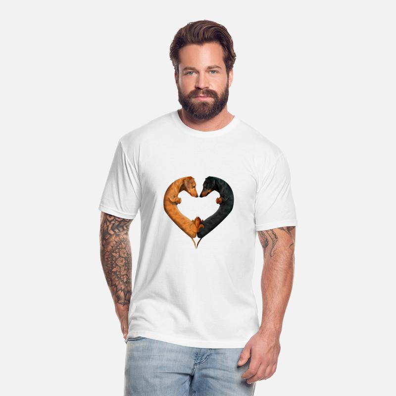 Dachshund Love Heart Shape