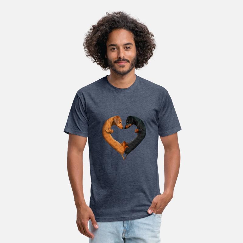 Dachshund Love Heart Shape