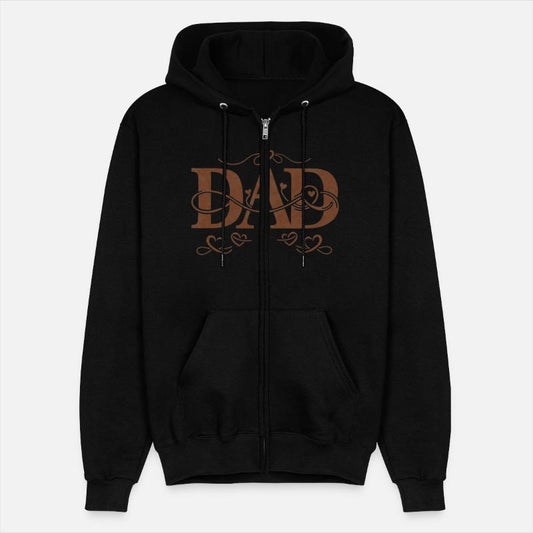 “DAD” with Heart Decorations