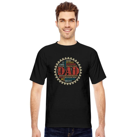 Dad Word Art Gear for Father Is Day