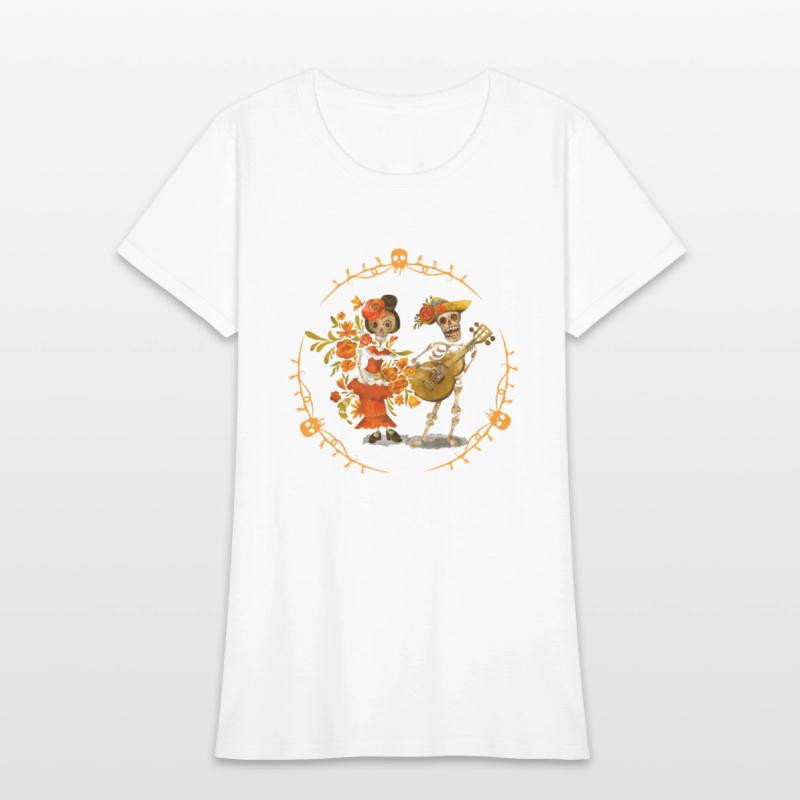 dancing skeletons Halloween T-Shirt