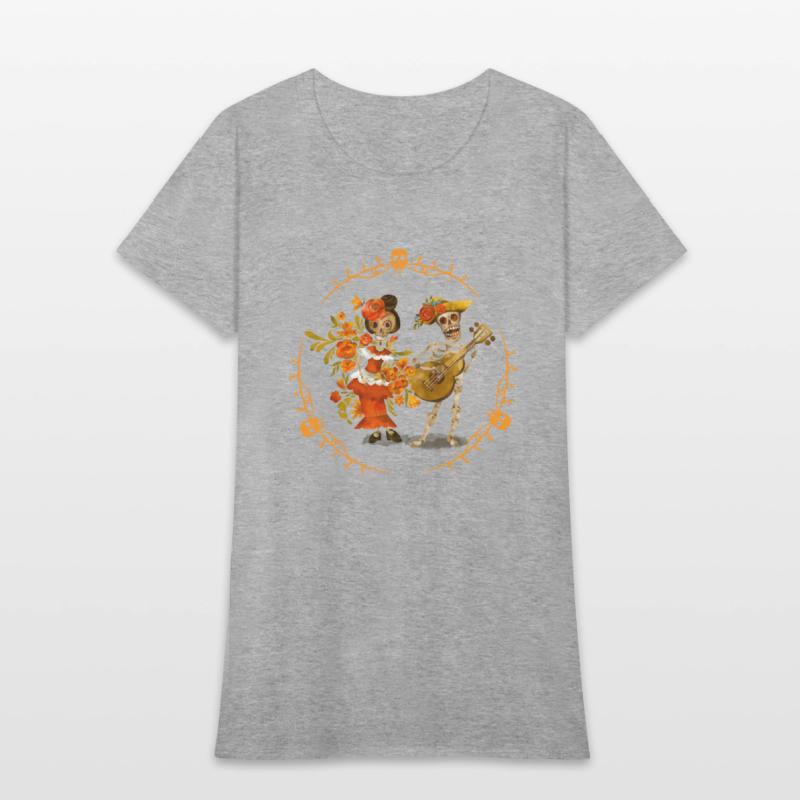 dancing skeletons Halloween T-Shirt