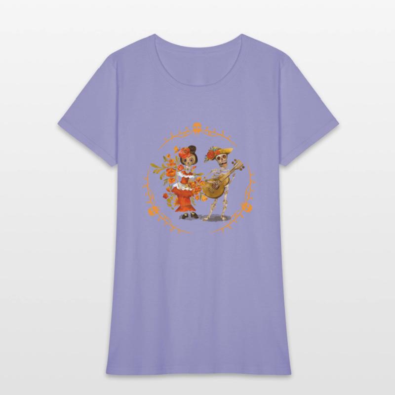 dancing skeletons Halloween T-Shirt