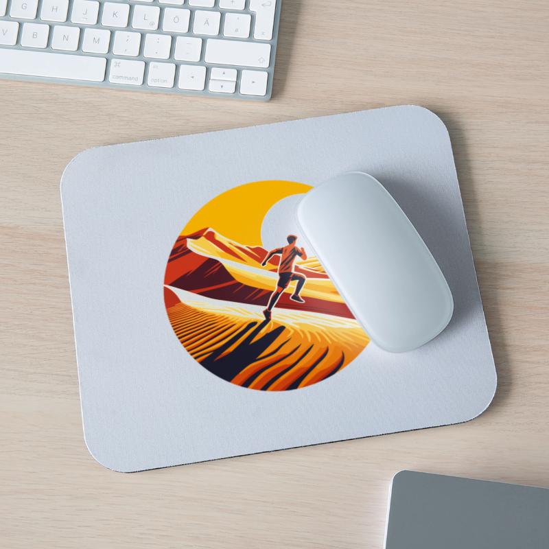 Desert Dash: Running into the Sunset