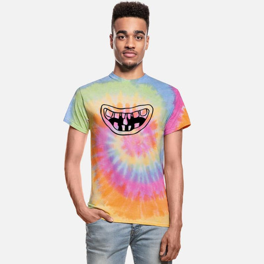 design laughing monster mouth