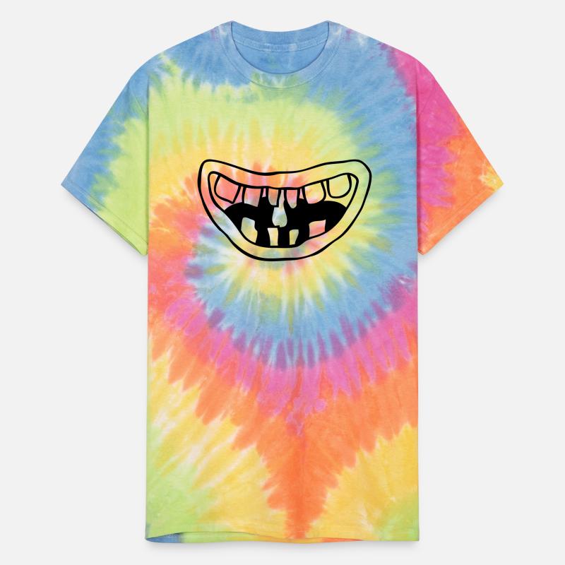 design laughing monster mouth