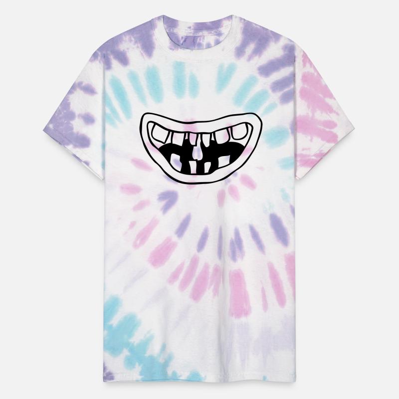 design laughing monster mouth