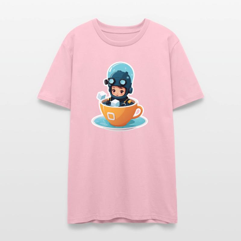 Diver Coffee Cup Fantasy Sticker.