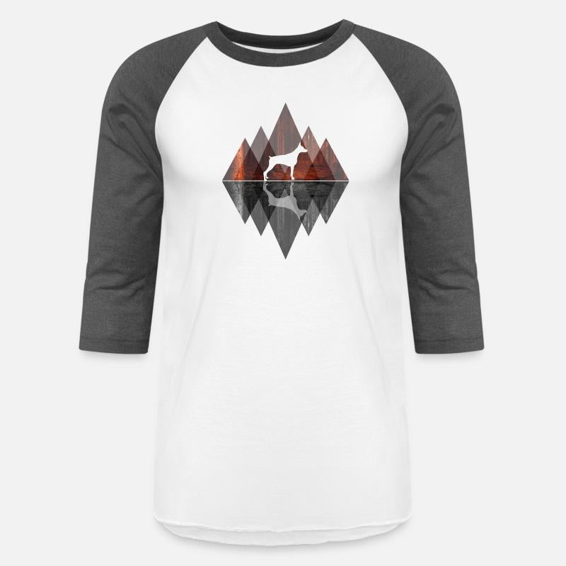 Doberman abstract - Geometry Dog Triangle