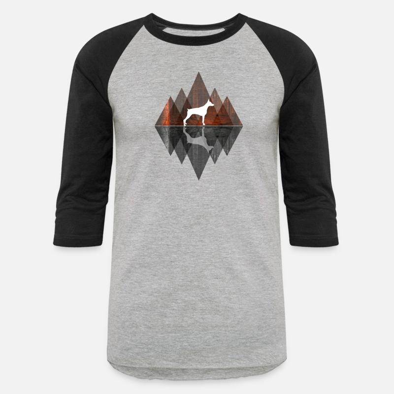 Doberman abstract - Geometry Dog Triangle