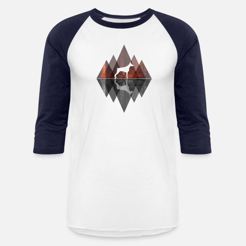 Doberman abstract - Geometry Dog Triangle