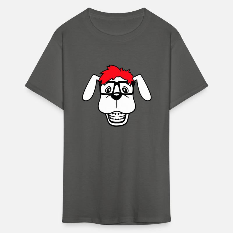 Dog Nerd Horn-Rimmed Glasses Geek Braces Smart Fun