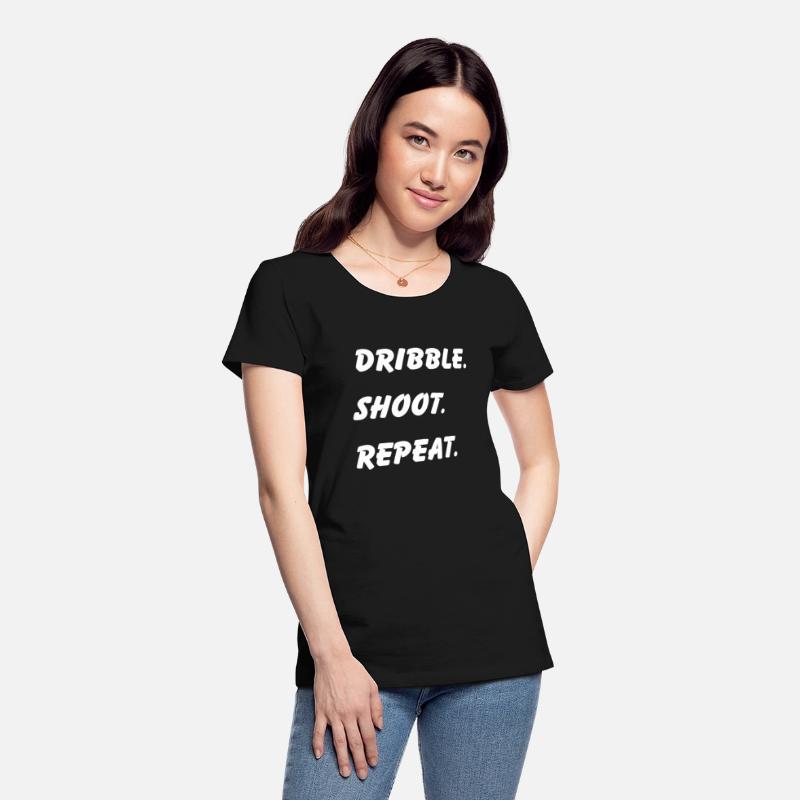 Dribble. Shoot. Repeat. Basketball T-Shirt