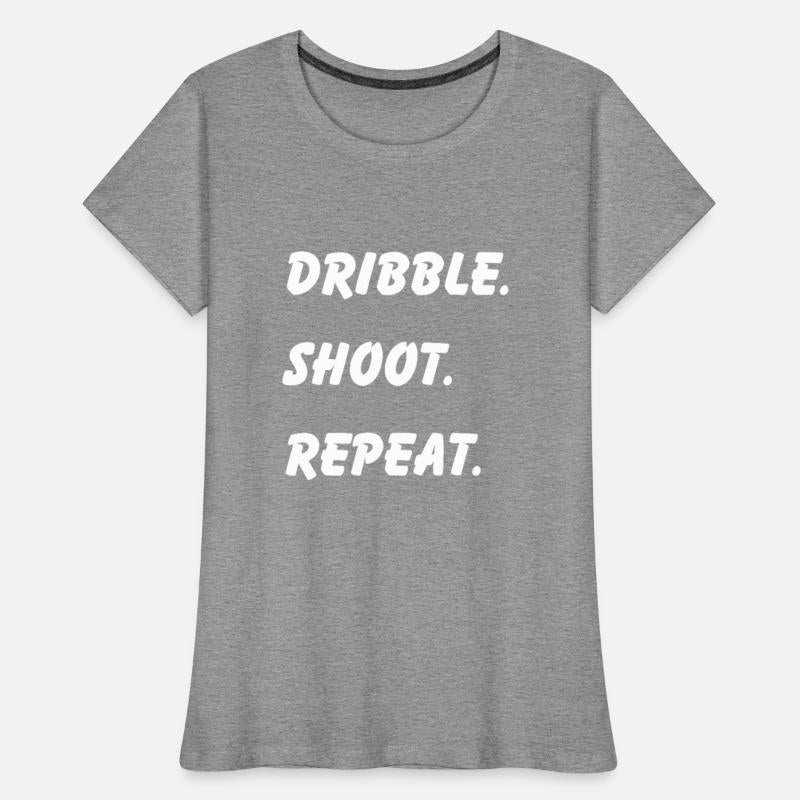 Dribble. Shoot. Repeat. Basketball T-Shirt
