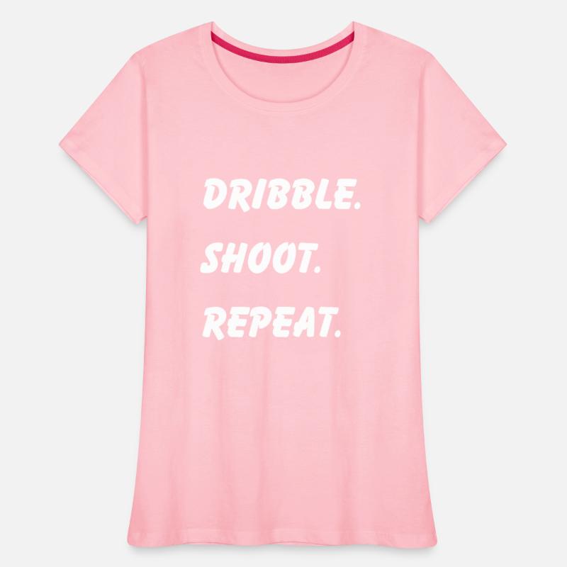 Dribble. Shoot. Repeat. Basketball T-Shirt