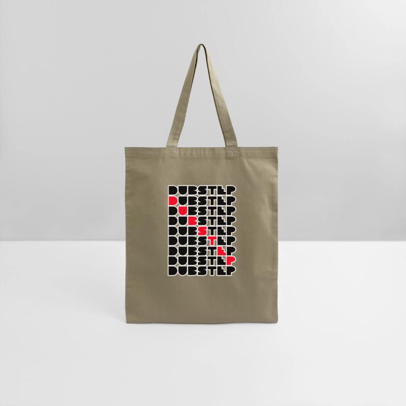 Dubstep Music Logo Stacked Word Wall Red Black Des