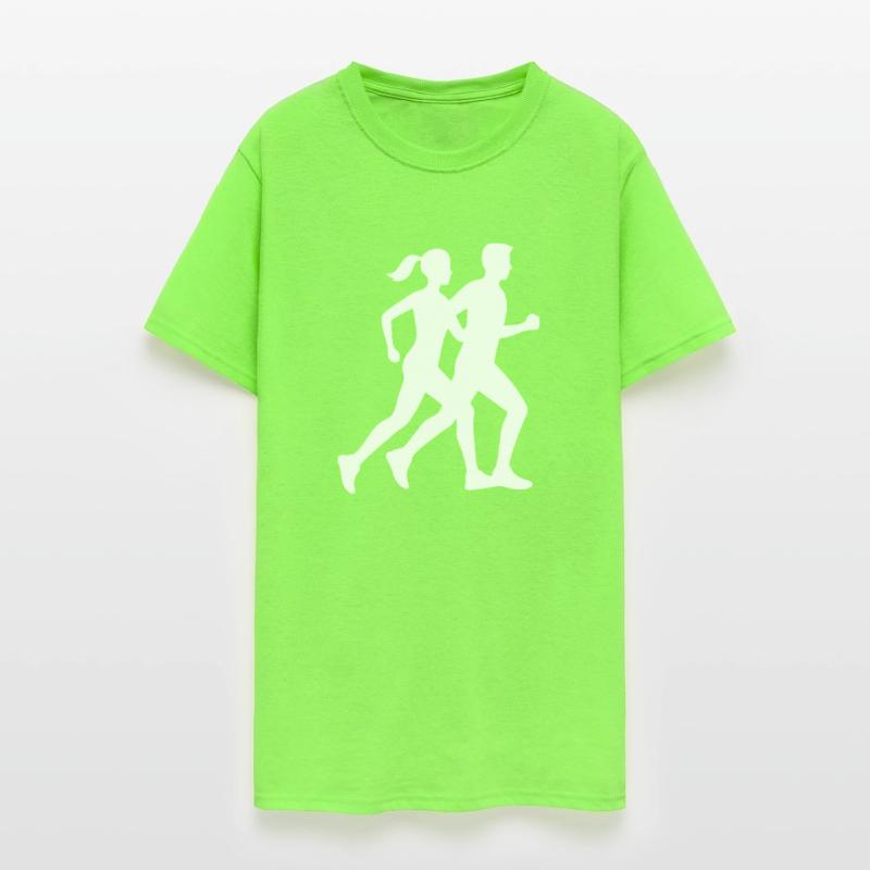 Dynamic Running Silhouettes on Active Wear