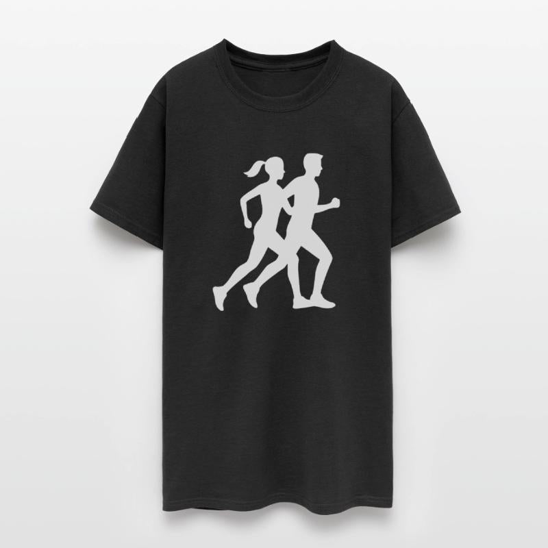 Dynamic Running Silhouettes on Active Wear