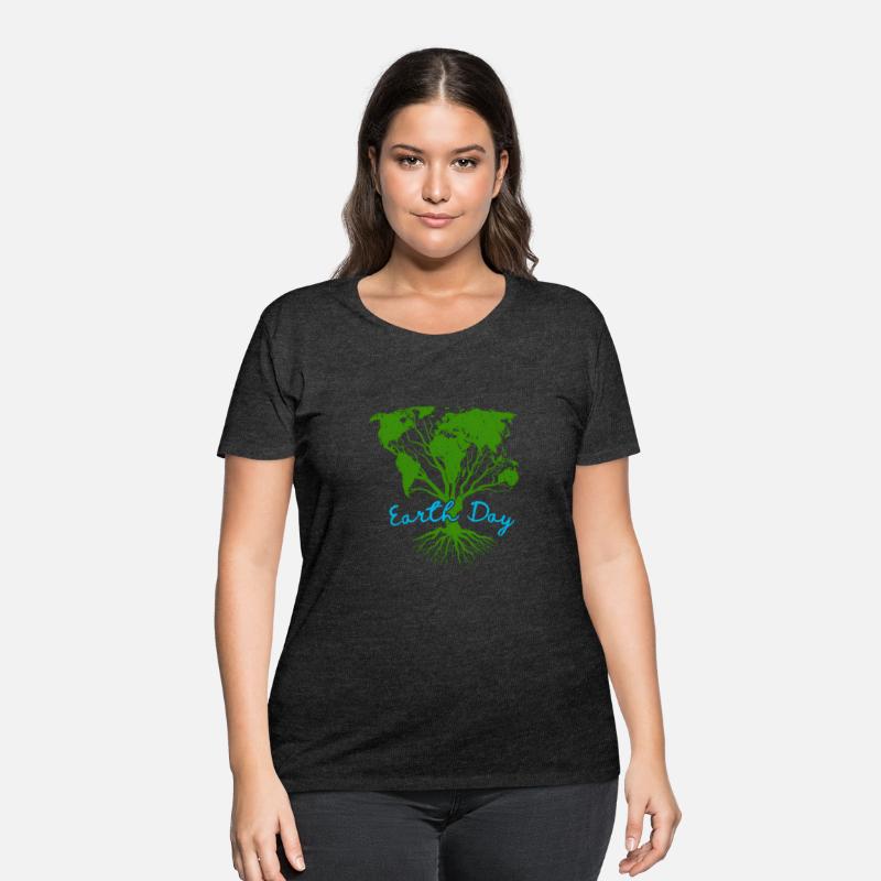 Earth Day World Map Tree