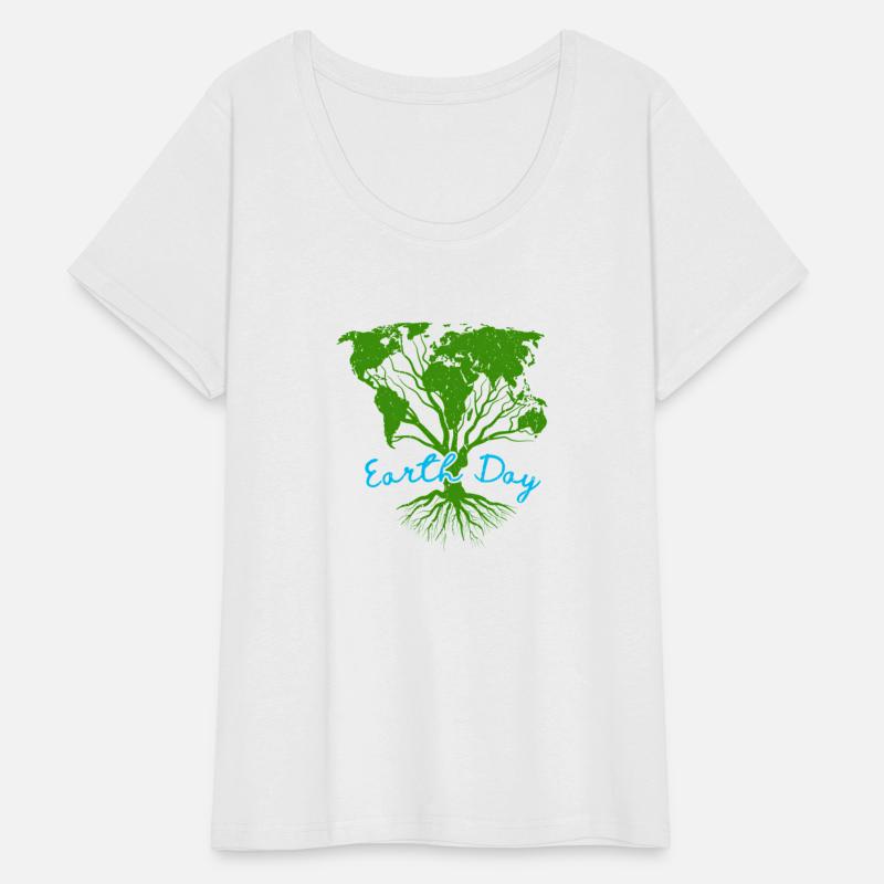 Earth Day World Map Tree