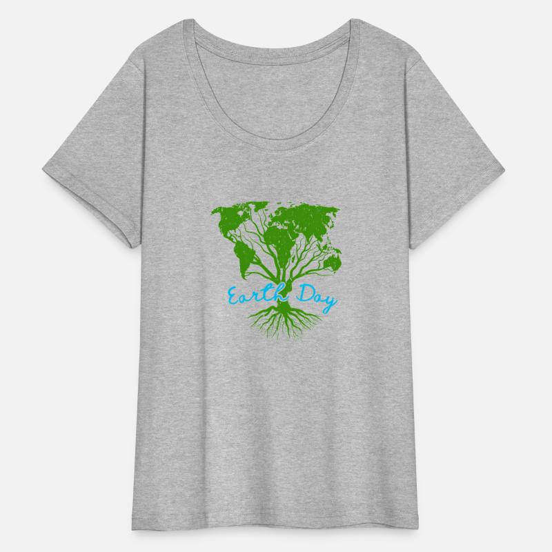 Earth Day World Map Tree