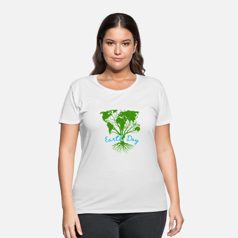 Earth Day World Map Tree