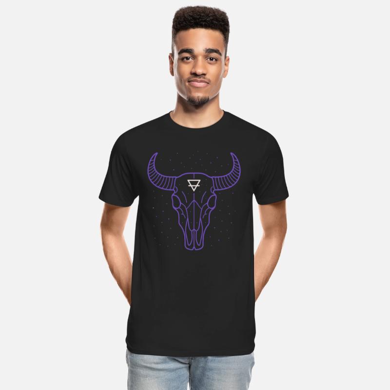 Earth Symbol Bull Skull | Mystic Minimal Art