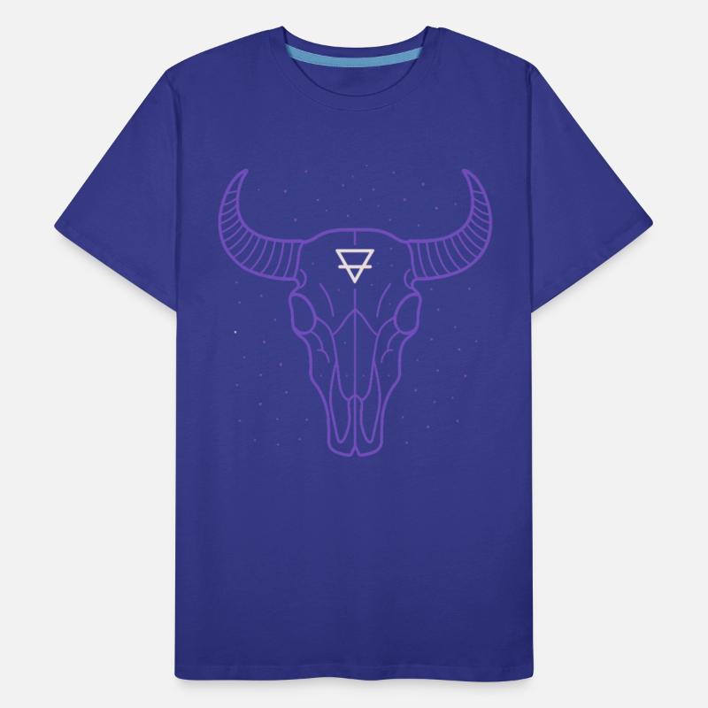 Earth Symbol Bull Skull | Mystic Minimal Art