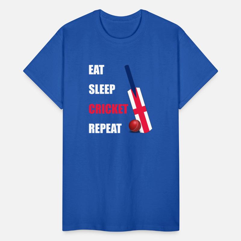 Eat Sleep Cricket Repeat England Flag Cricket Bat