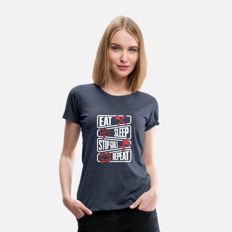 Eat, Sleep, Defend Goals Hockey