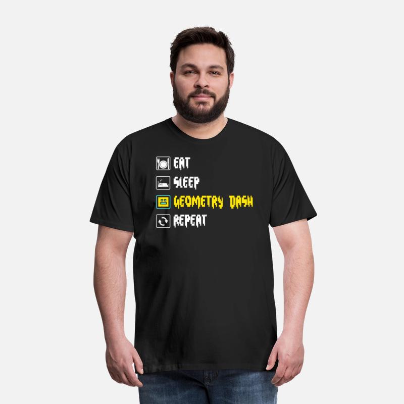 Eat sleep geometry dash repeat retro Jumper Repeat
