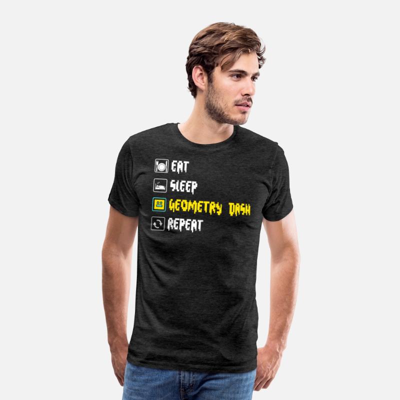 Eat sleep geometry dash repeat retro Jumper Repeat