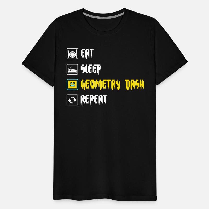 Eat sleep geometry dash repeat retro Jumper Repeat