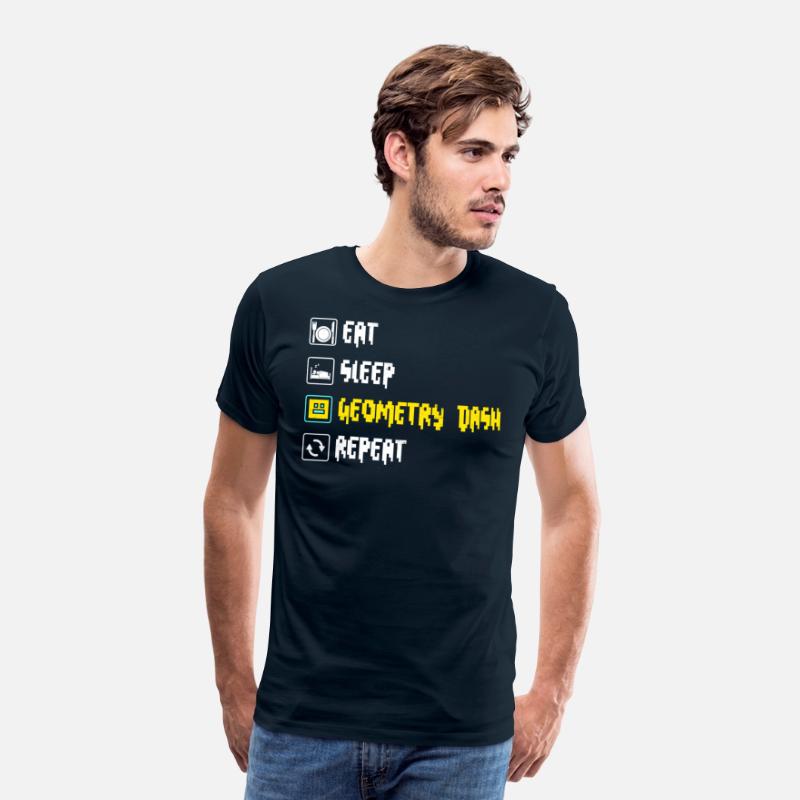 Eat sleep geometry dash repeat retro Jumper Repeat