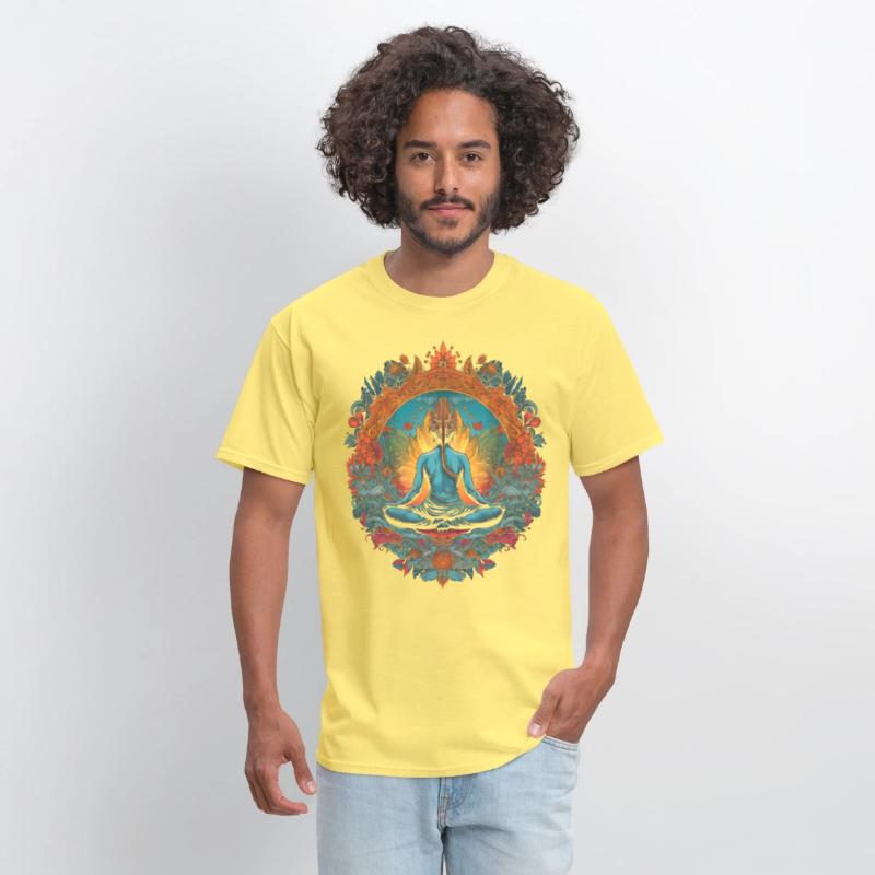 Elegant Lady Practicing Yoga