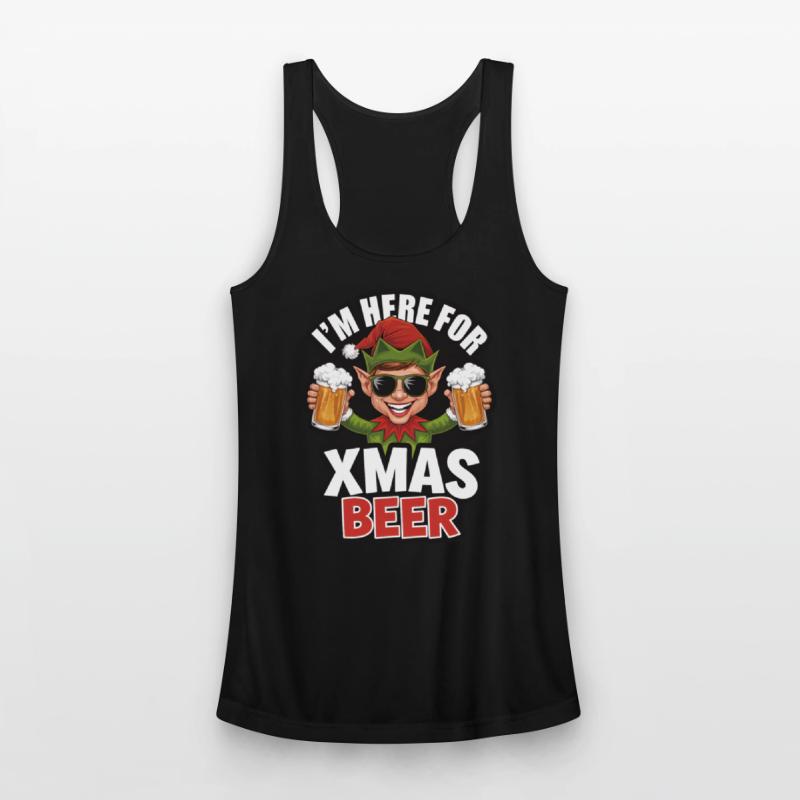 Elf Xmas Beer Christmas Saying Quote