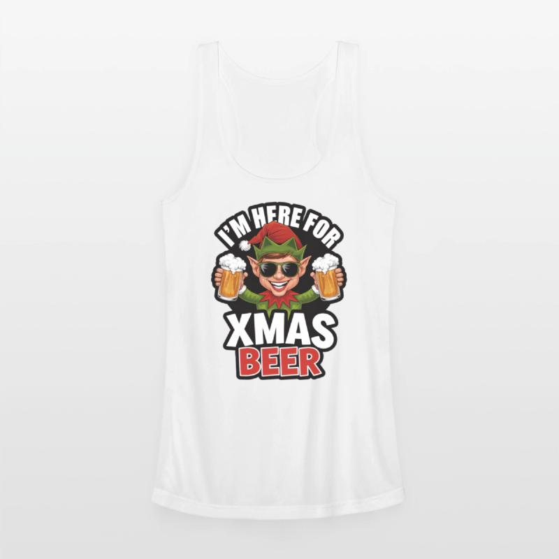 Elf Xmas Beer Christmas Saying Quote