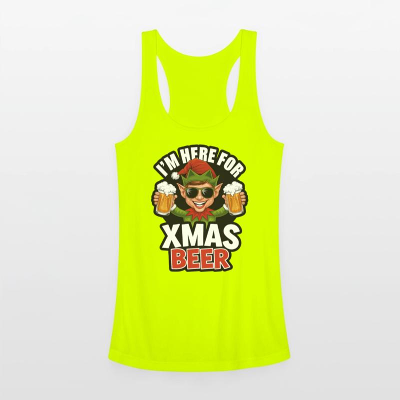 Elf Xmas Beer Christmas Saying Quote