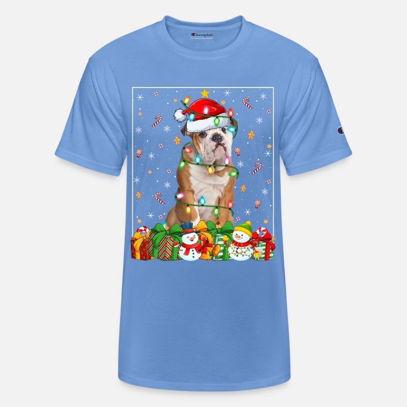English Bulldog Christmas Lights