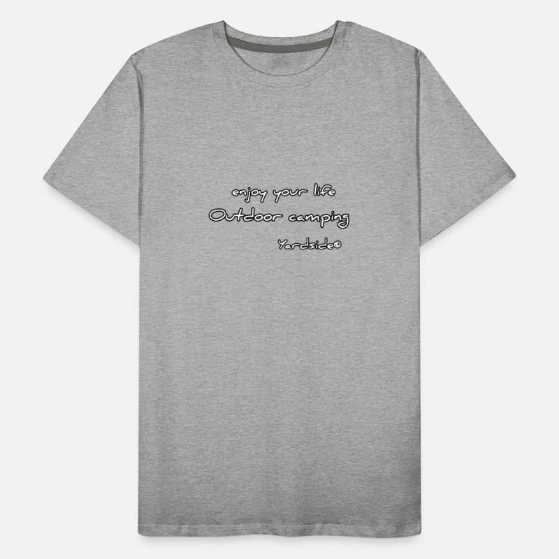 enjoy your life Outdoor camping Yardside font