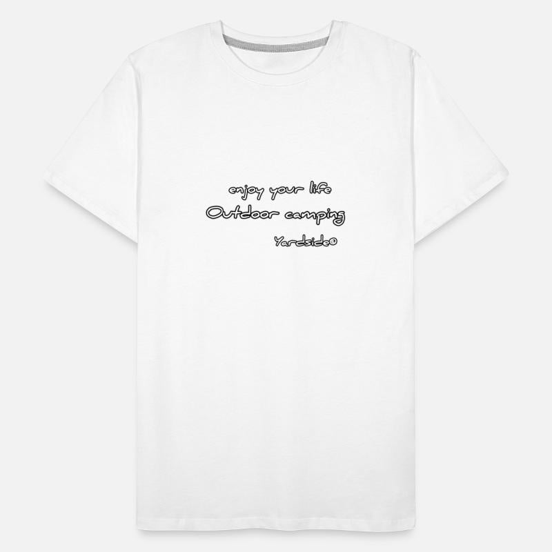 enjoy your life Outdoor camping Yardside font