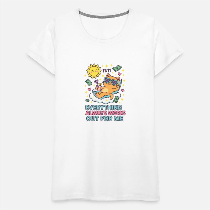 Everything Always Works Out for Me – Kawaii Cat