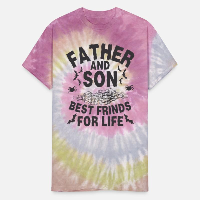 father and son fist bump