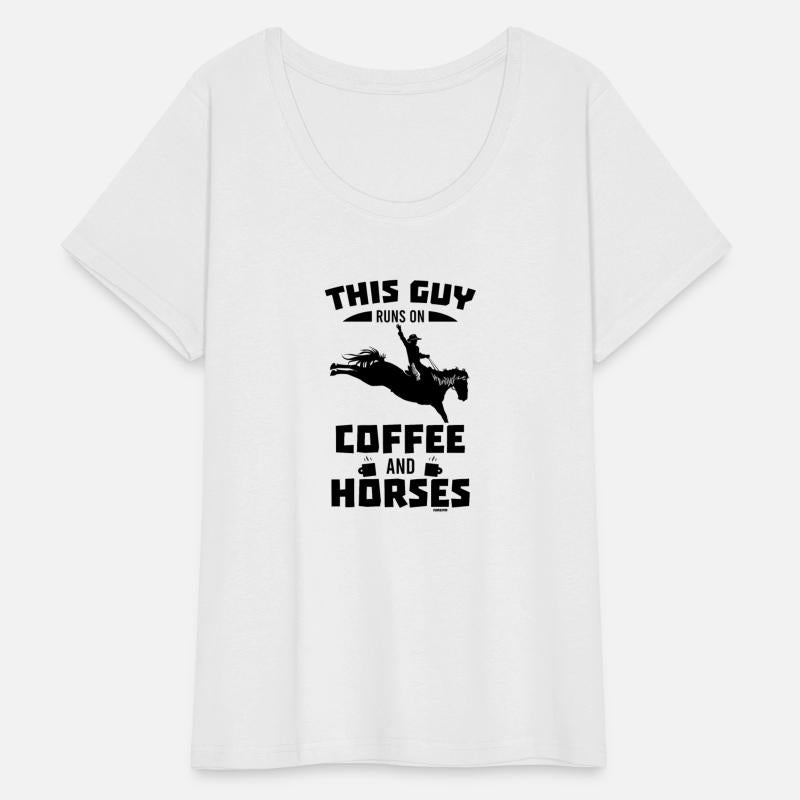 Father's day horse ride man rodeo coffee