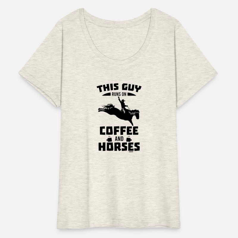 Father's day horse ride man rodeo coffee