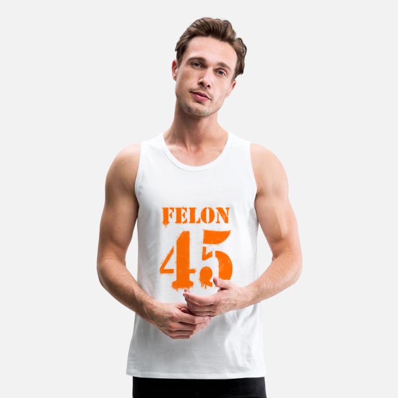 Felon 45 Orange Spray Paint Stencil Graffiti